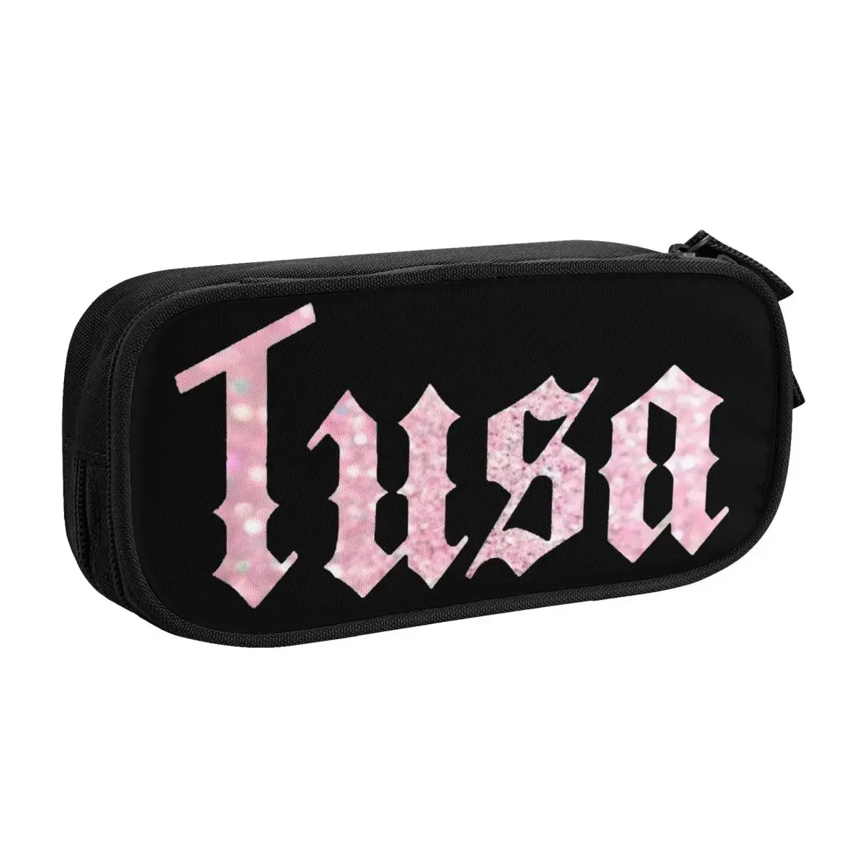 

Tusa Karol G Pink Pencil Case Pen Bag Student Large Storage Office Cosmetic Pencilcases