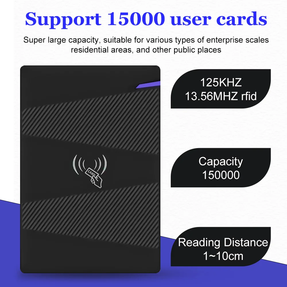 125Khz 13.56Mhz Standalone Access Controller Waterproof Wiegand WG26 RFID Card Reader Proximity reader for Access Control System