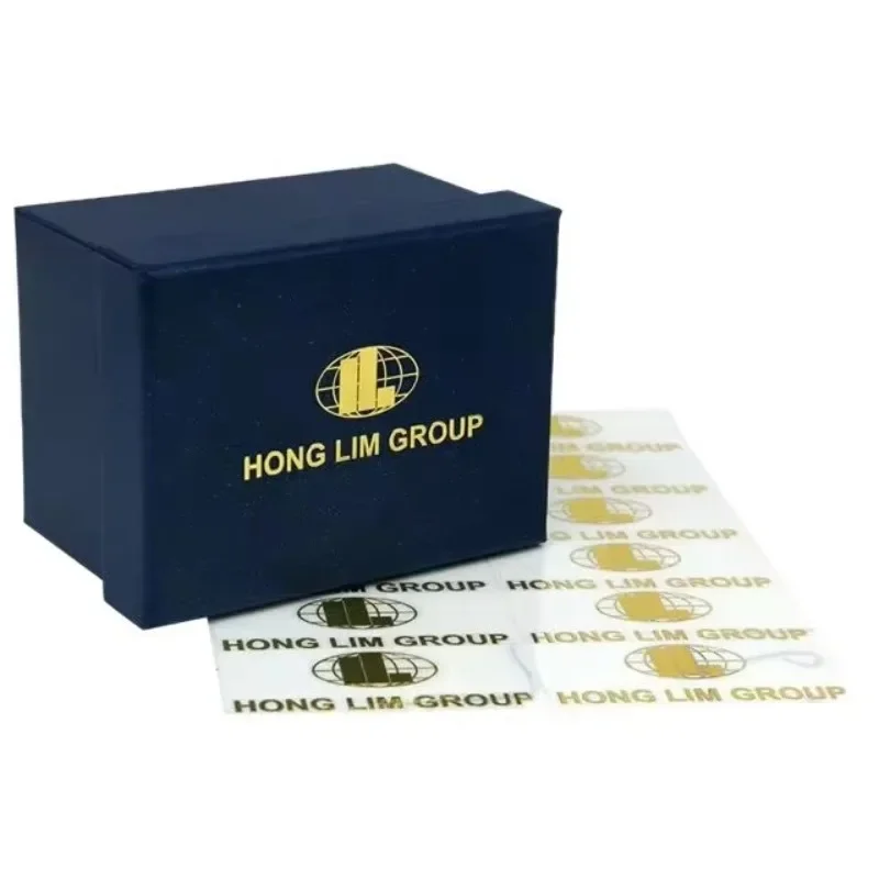 

100PCS Custom Transfer 3D Sticker Shiny Gold Silver UV Print Transfer Sticker Company Logo Trademark Self-adhesive Product Box