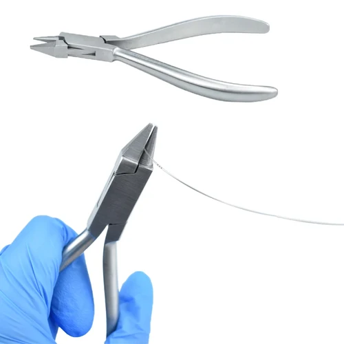 Imagen 2 del producto Herramientas de formación de bucle de flexión de alambre Dental, aparatos ortopédicos, alicates de ortodoncista, pinzas de doblado de alambre, 1 Uds.