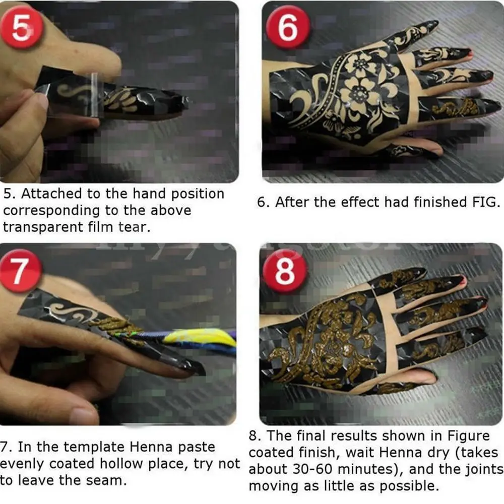 Krim warna Mehndi cat tato Henna seni cat tubuh 3 warna tinta Mehandi sementara tato Herbal Henna kerucut seni tubuh