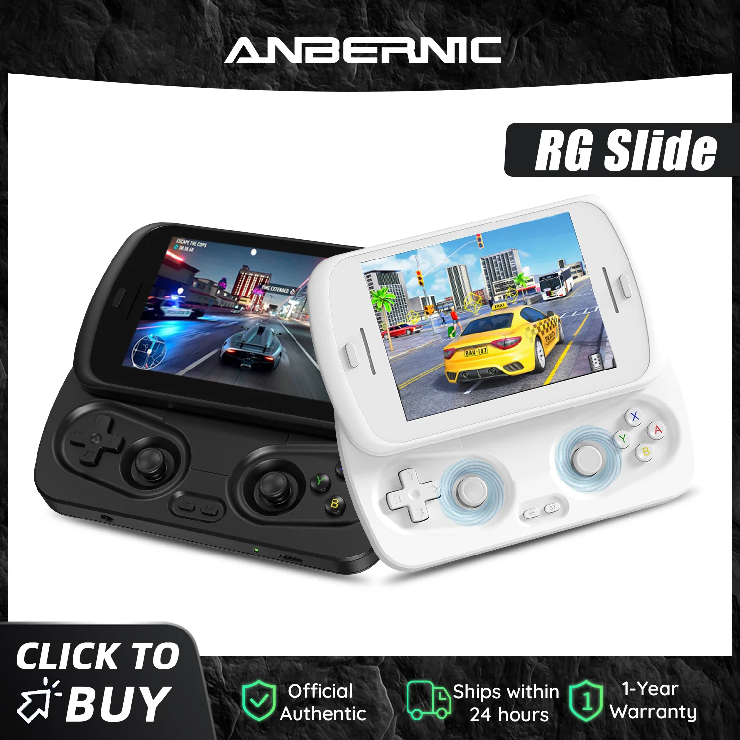 ANBERNIC RGスライドハンドヘルドゲーム機 4.7インチLTPSインセル