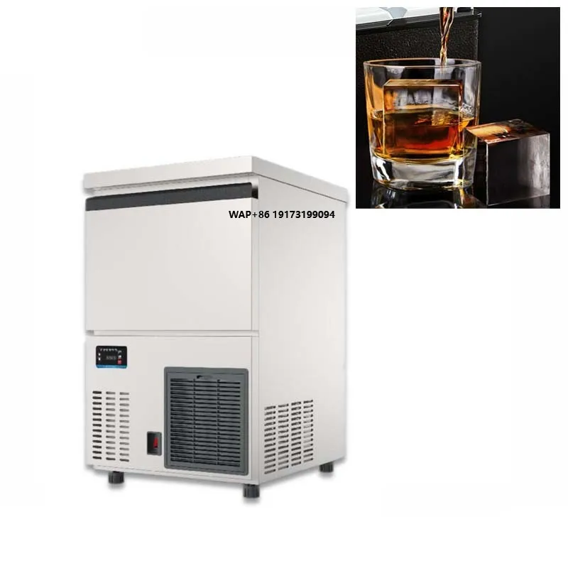 Commercial Large Cube Ice Maker (Water-Spray Ice Making) for  Drinking