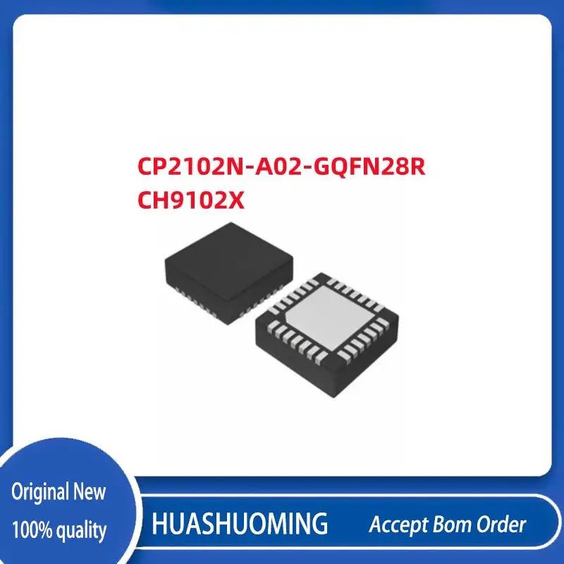 NEW 10Pcs/Lot    CP2102N-A02-GQFN28R  CP2102N CP2102N-A  CH9102X CH CH9102    QFN-28