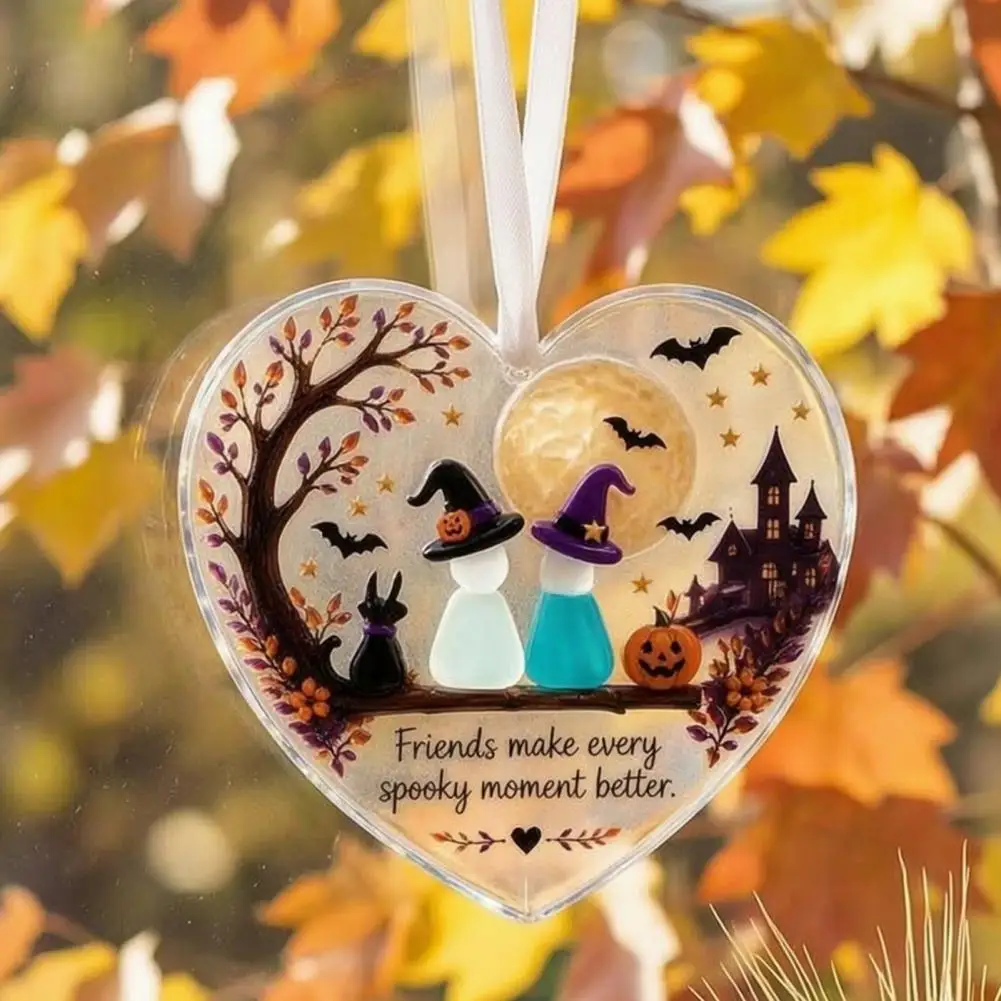 Unique Anniversary Keepsake Sea Glass Heart Shape Ornament Coastal Friendship Hanging Decoration Beach Theme Wedding Halloween