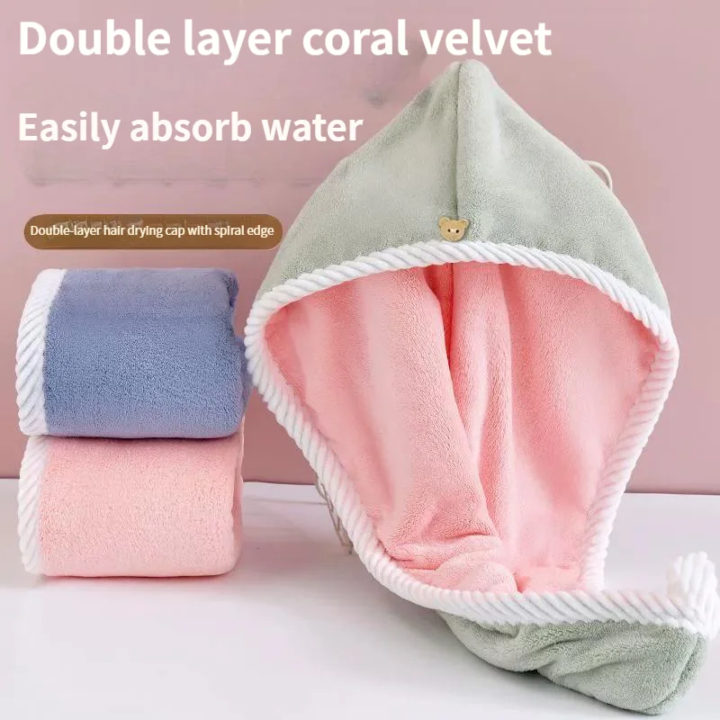 Super Absorbent Quick Dry Hair - Hair Turban Towel ulasan dan harga