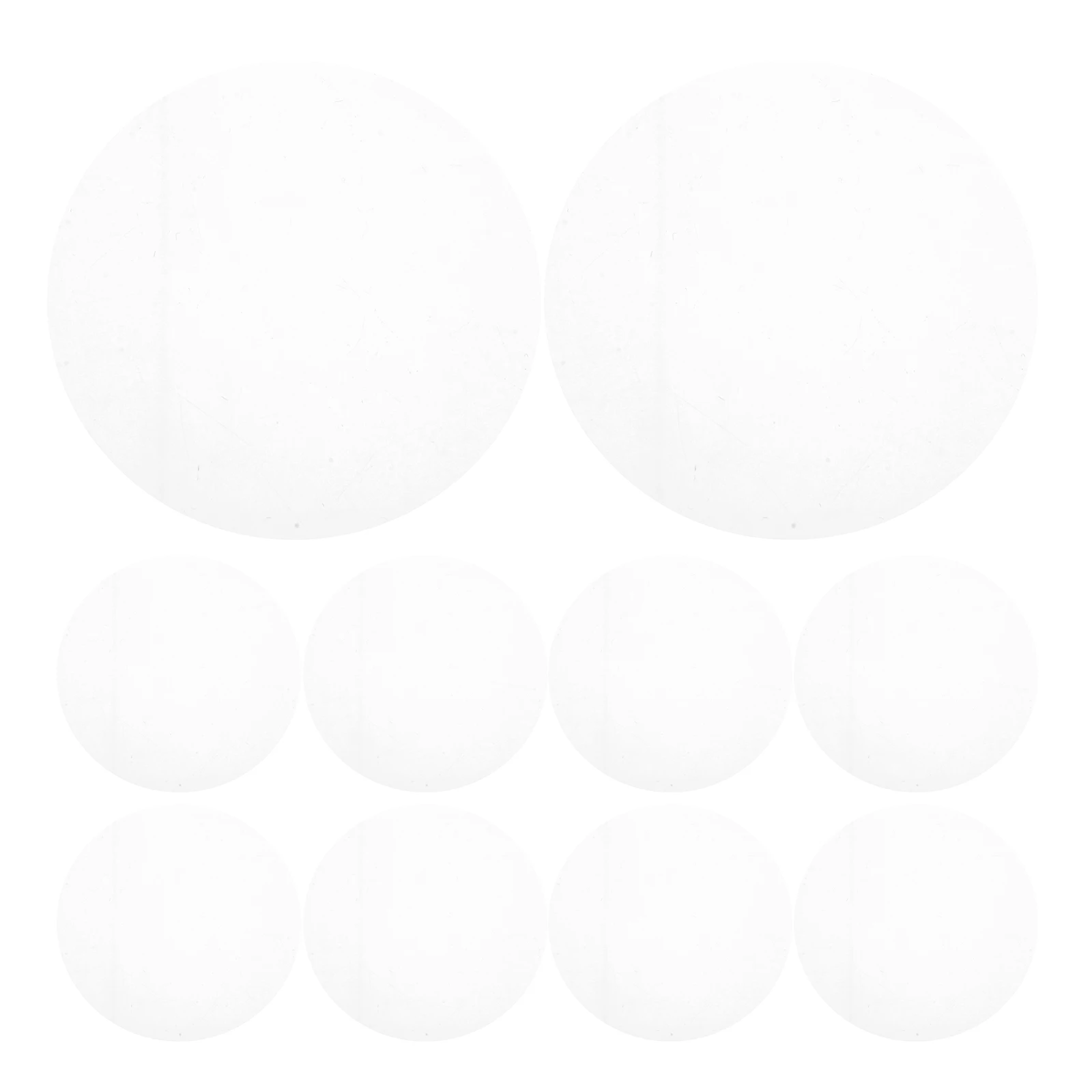 100pcs Badge Film Transparent Plastic Membrane Diy Arts Crafts Supplies Round Button Protective Films Long Term Usage Storage
