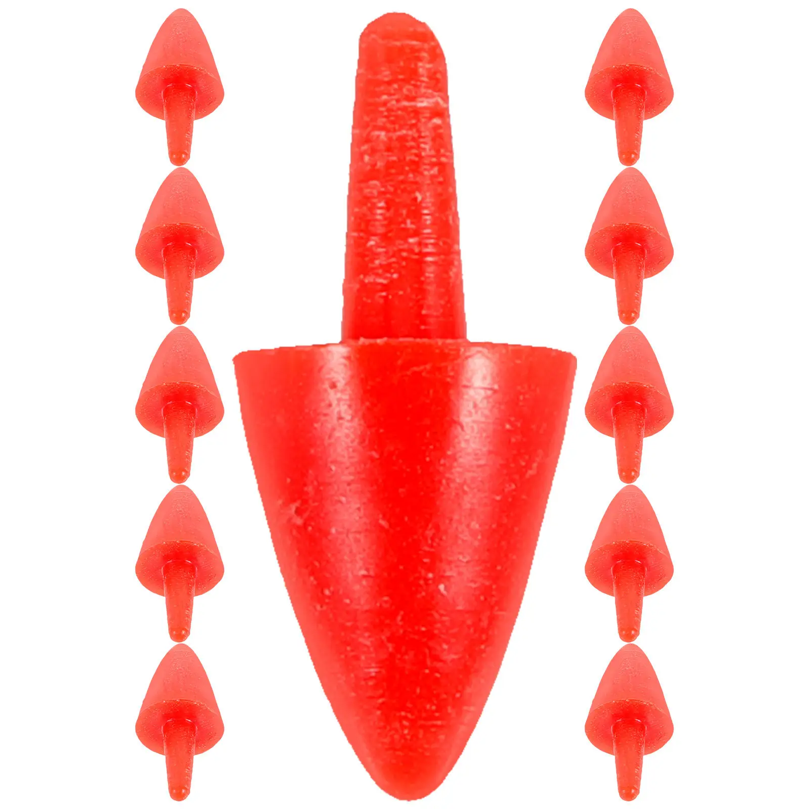 

200 шт. пластиковых носов для снеговиков, материалы для изготовления снеговиков своими руками, рождественские поделки, украшения для праздничных вечеринок