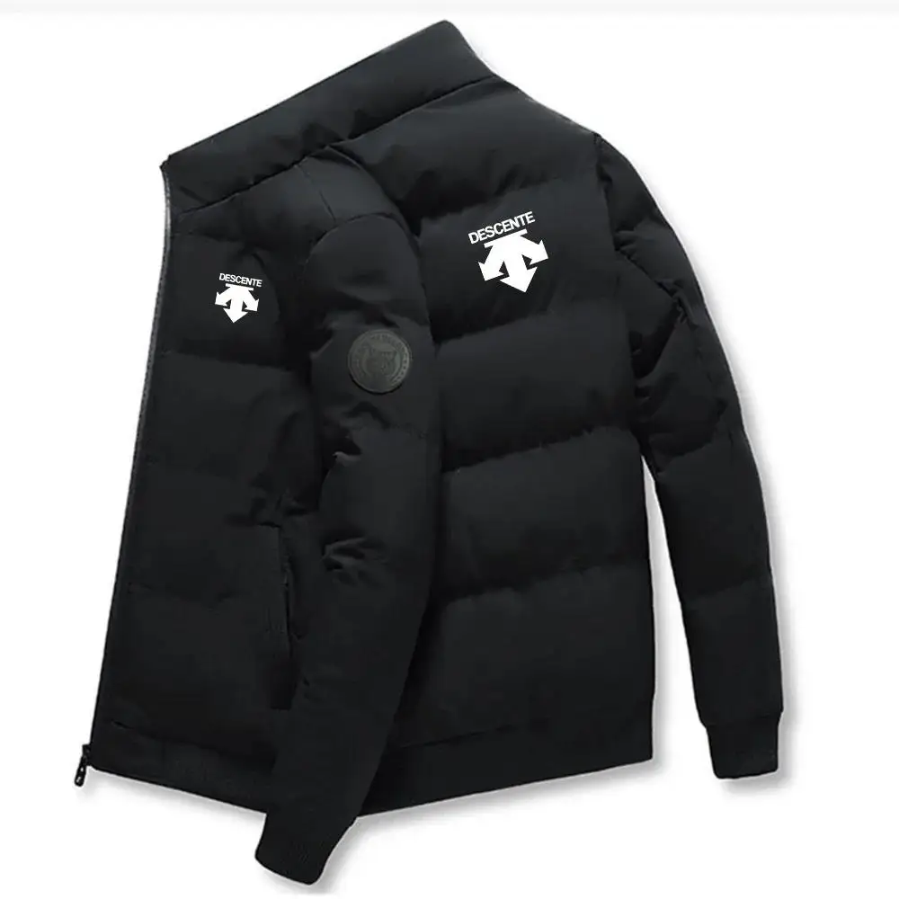 

New-style men's casual stand-up collar down jacket, cotton thermal jacket, men's outdoor sports fashionable cotton coat