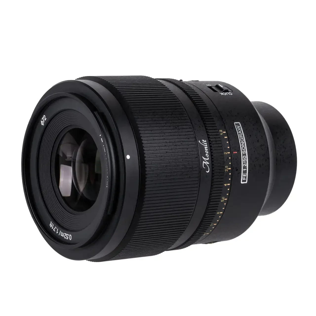 SongRaw AF 50mm F1.2 FE Moonlit Lens Full-Frame Large Aperture Autofocus Lens for Sony FE Mount Cameras