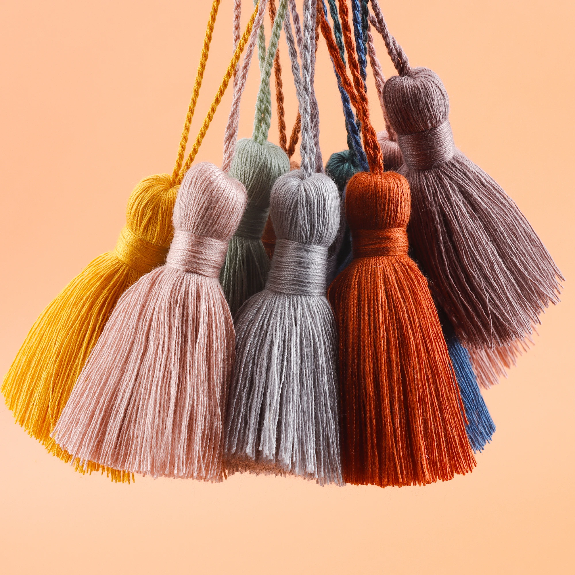 CHENGRUI L236,13.5cm,tassel,cotton fringe,craft tassels,fringe for curtain,tassels for jewelry diy,fringe curtain,4pcs/bag