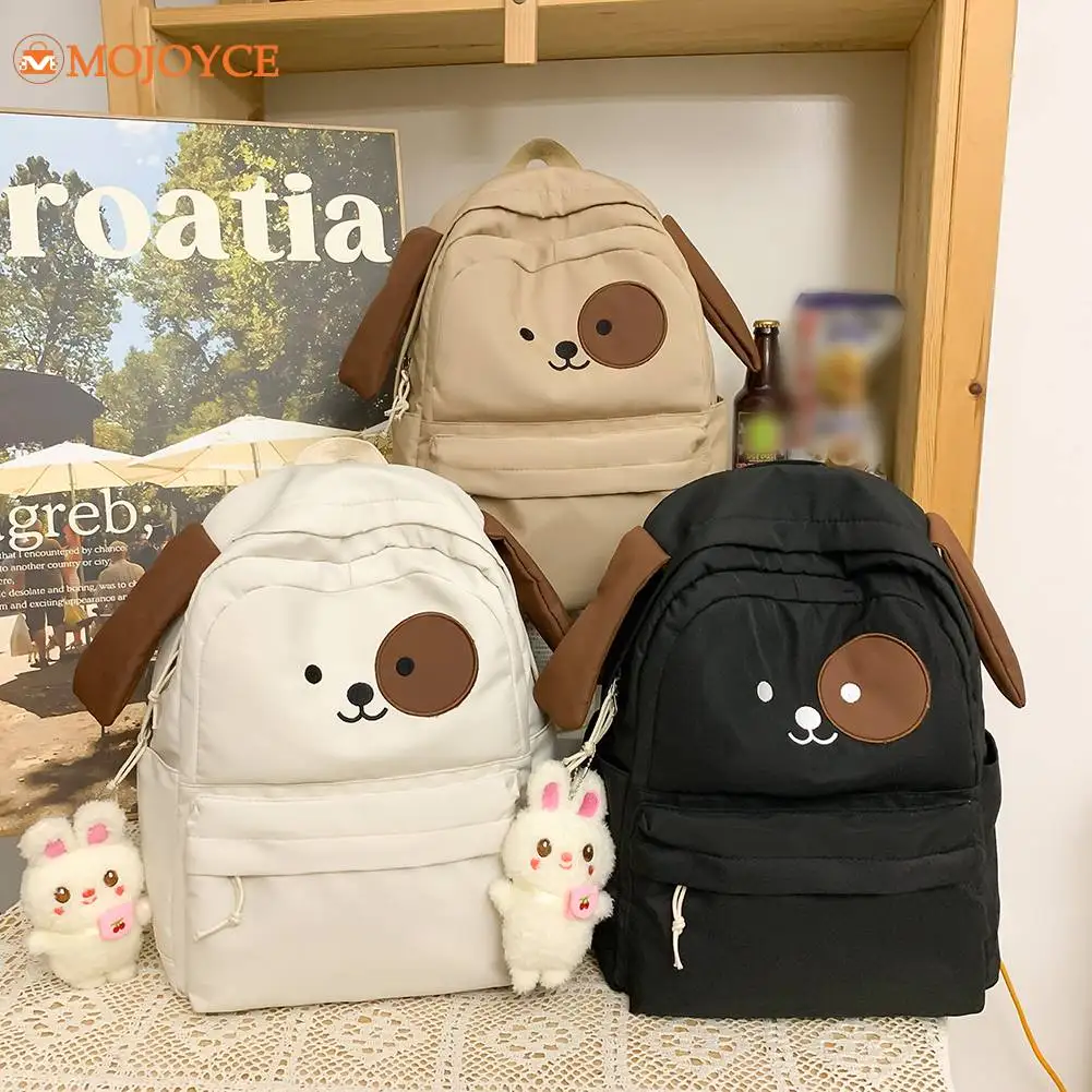 New Cute Dog Backpack Fashion Girls Large Capacity Knapsack Kawaii Cartoon Dogs Travel Bag Casual Student School Bookbag Bagpack