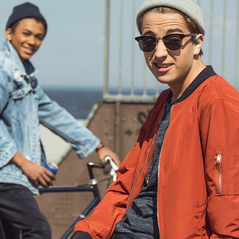 SCLS T35 Wireless Bluetooth Headset Digital Display Screen Convenient Noise Canceling Sports On-Ear Open Bluetooth Headset