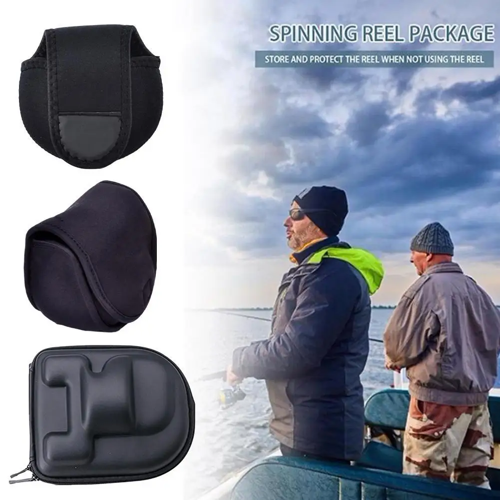 Portable Fishing Reel Bag Protective Case Cover For Drum Raft Reel Fishing Pouch Cover Fishing Tackle Access