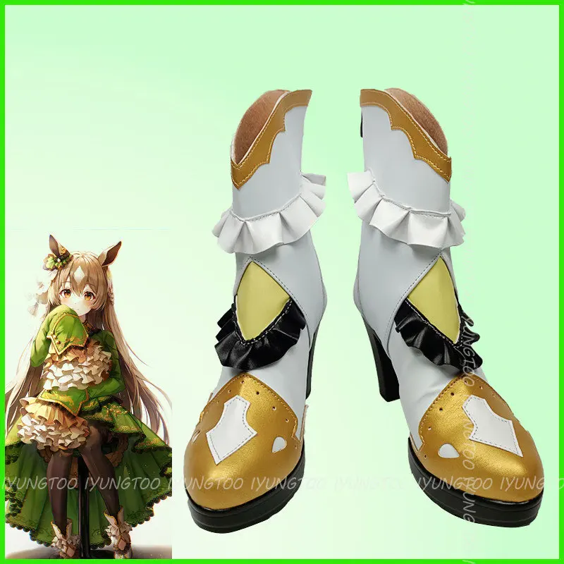 Pretty Derby Satono Diamond Anime Characters Shoe Cosplay Shoes Boots Party Costume Prop