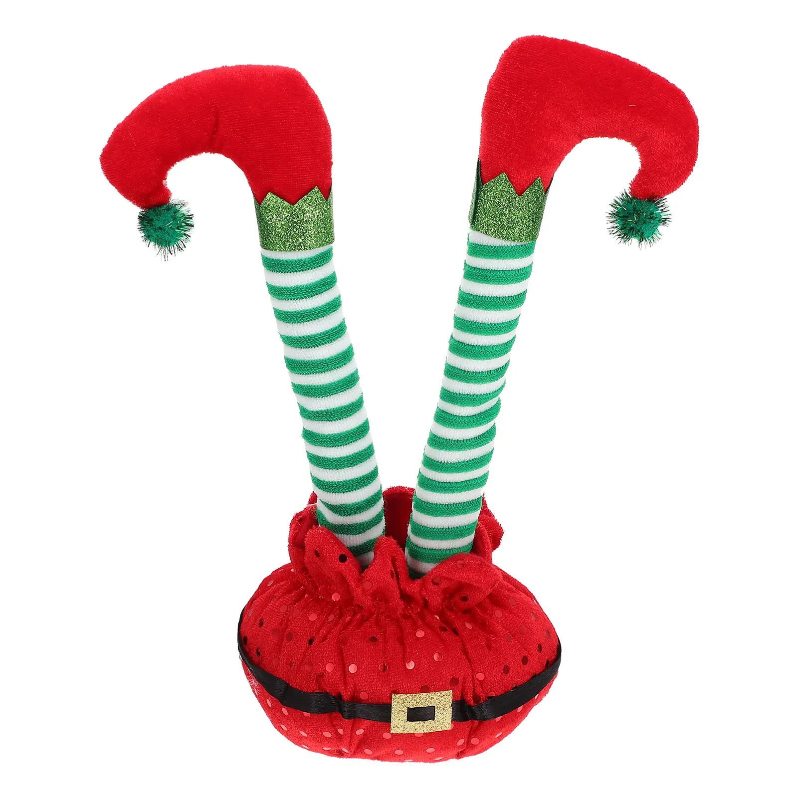 

Christmas Elf Legs Decorations Bright Colorful H Painted Xmas naments Desktop Craft Holiday Party DIY Gifts