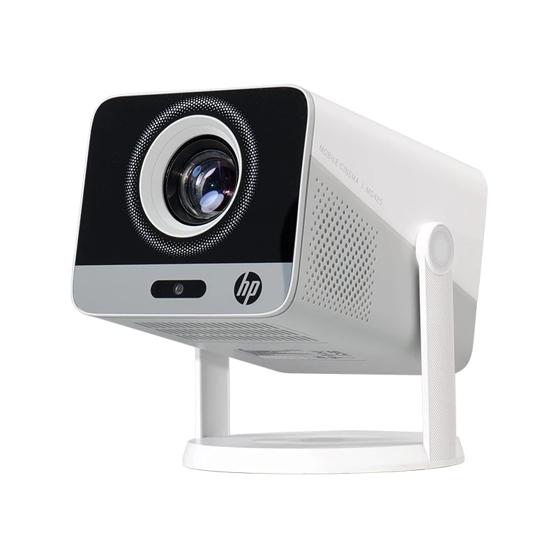 Projecteur HP – Projecteur Home Cinéma FHD 1080P avec 200 lumens ISO, décodage 4K, système d'exploitation Android 14, double Wi-Fi 6, Bluetooth 5.4