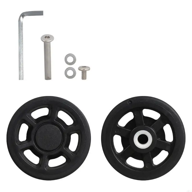 1PC Practical PVC Luggage Replacement Quiet Suitcase Casters for Travel