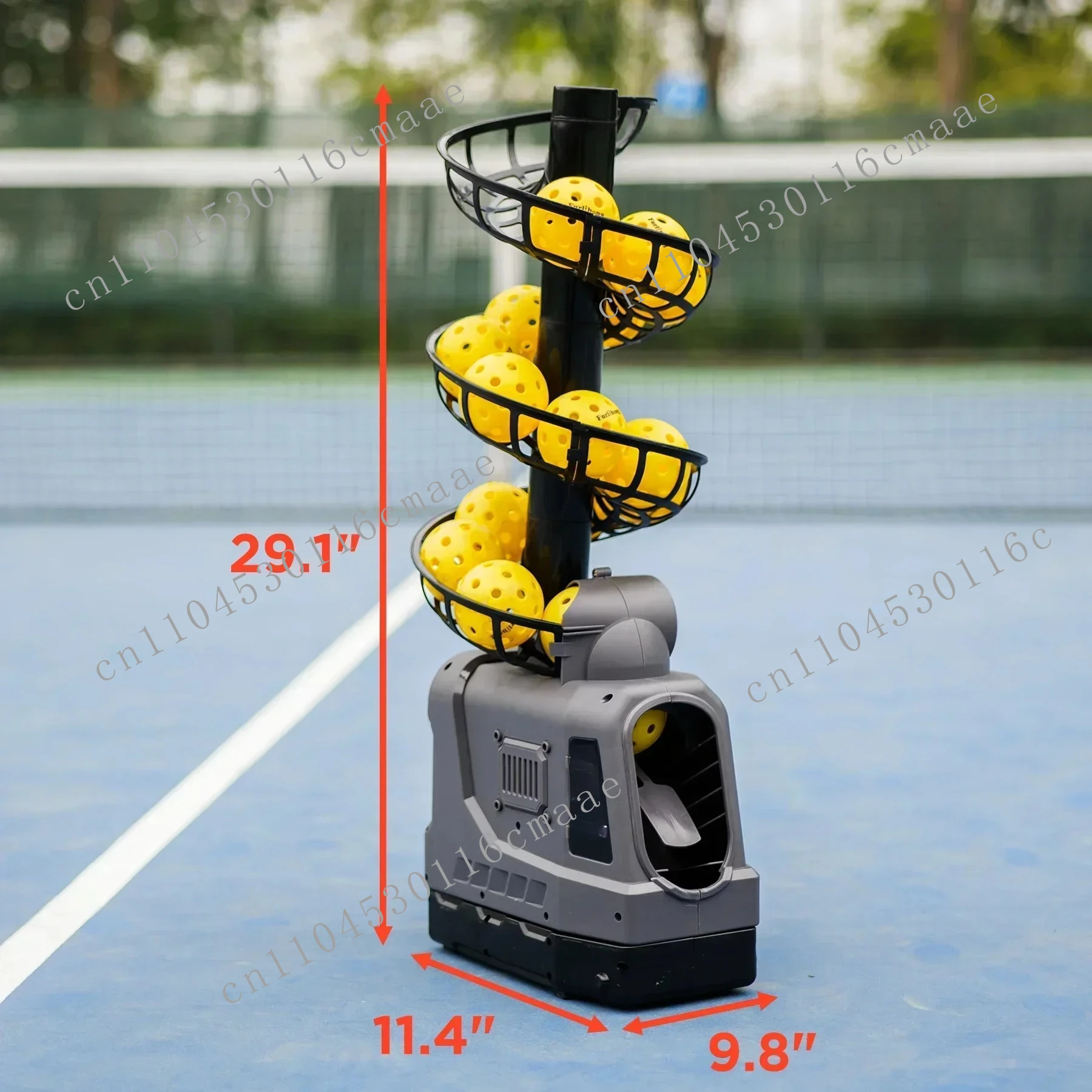 

New 681PBH Ball Machine with Automatic Swing, 3 Adjustable Angles, and 4 Adjustable Speeds