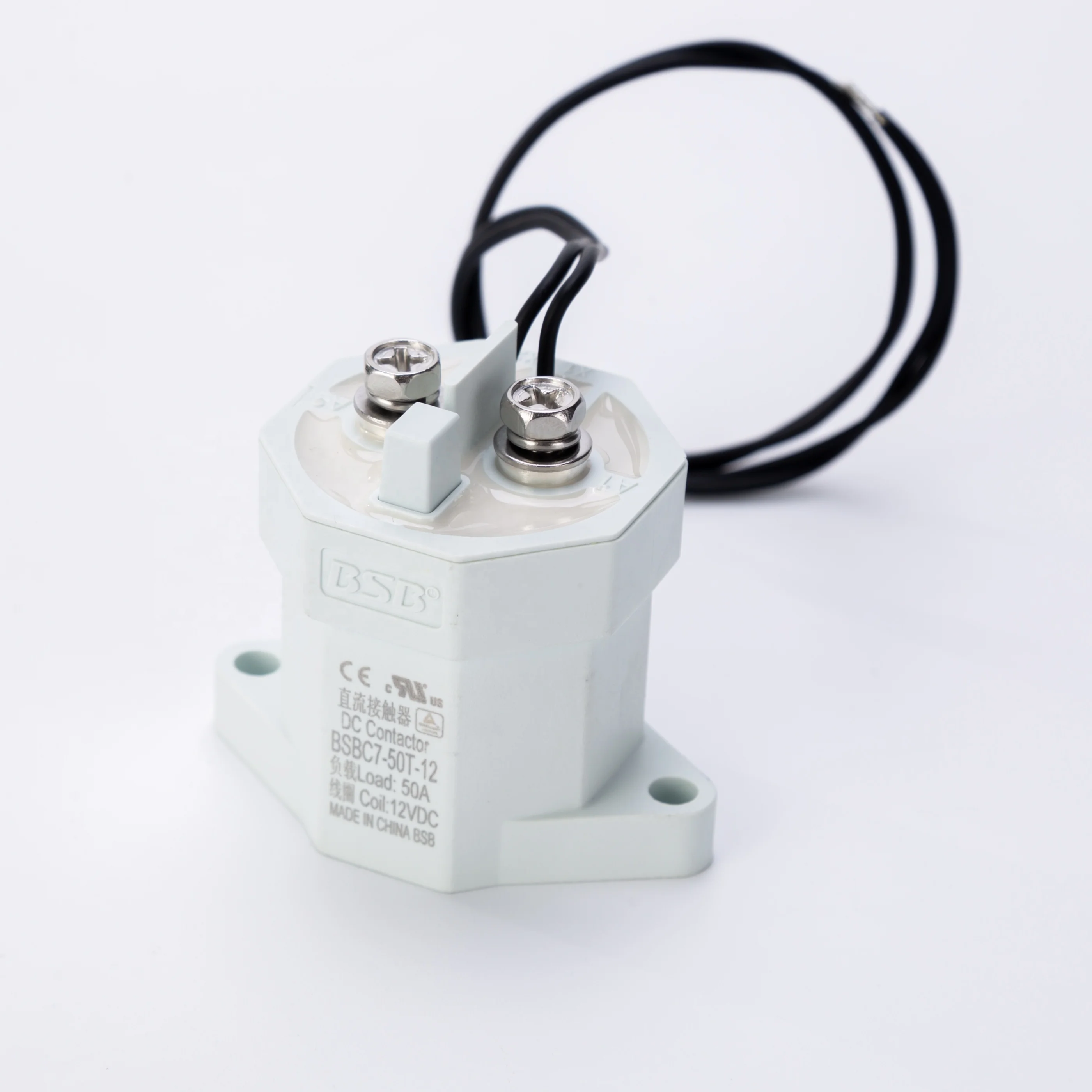 

HVDC contactor 50A 450V 750V 1000V coil voltage 12V 24V 48V 72v electric vehicle charging energy storage BSBC7-50 relay