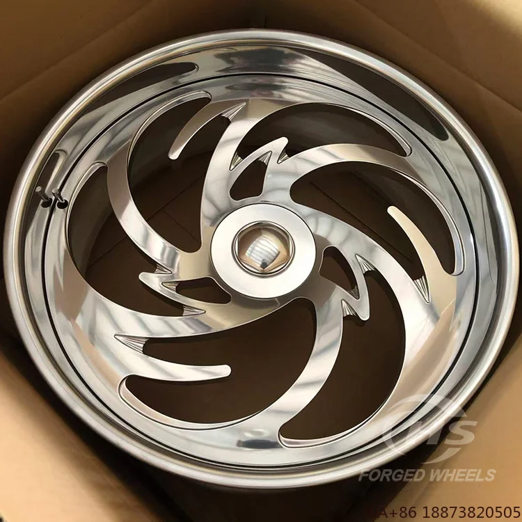 2-Piece Custom Truck SUV Hub Classic Forged Wheels 20 21 22 24 26Inch Polished Lip Deep Concave Rims for Jeep Wrangler Gladiator