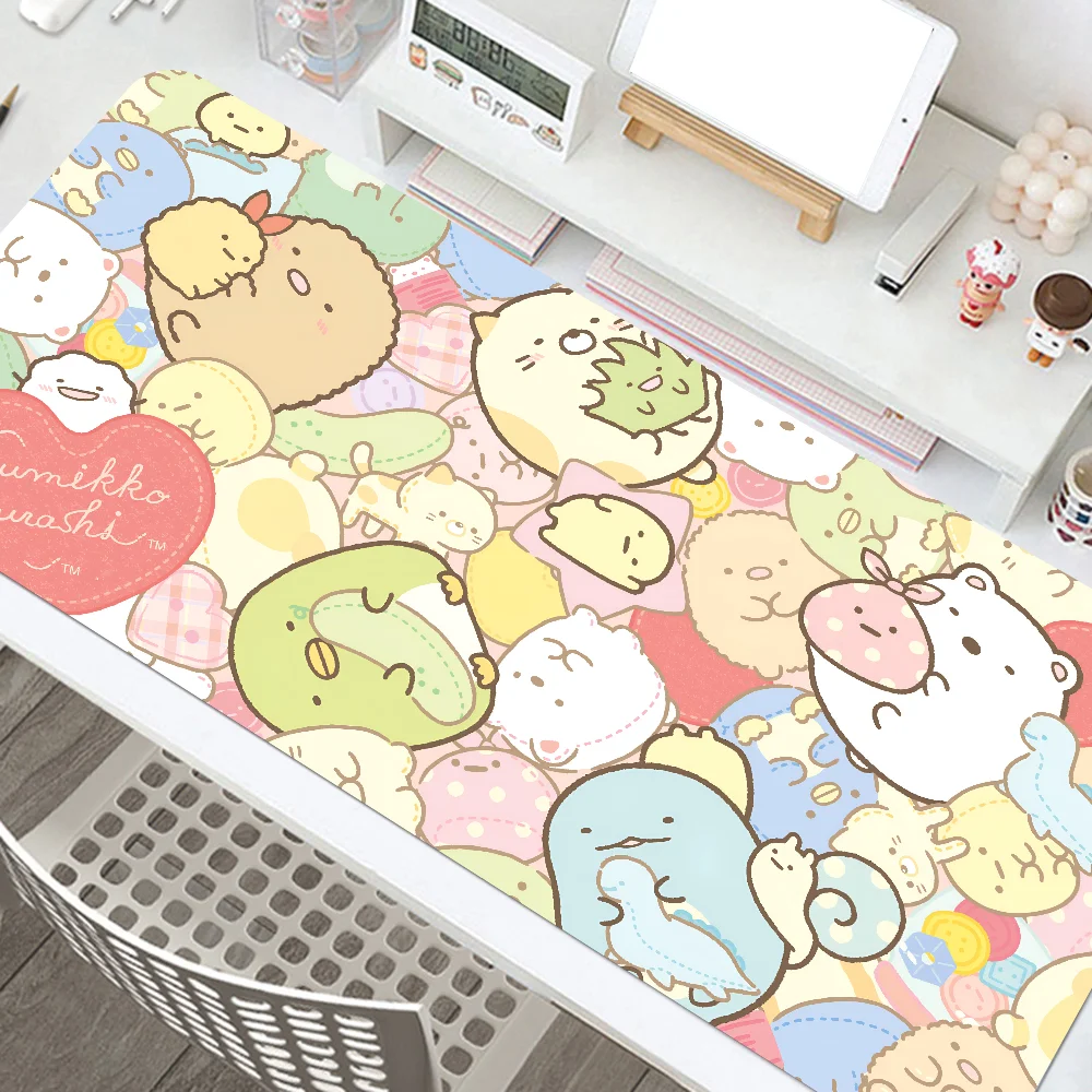 Kawai Sumikko Gurashi Mouse Mat Desk Mat With Pad Gaming Accessories Prime Gaming XXL Keyboard Pad Padding Mat