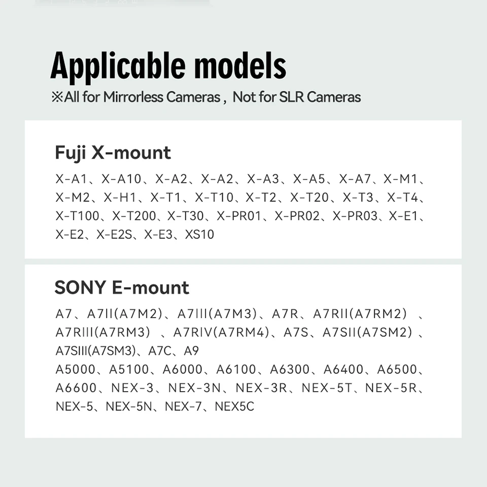 TTArtisan Full Frame 50mm F2.0 Mirrorless Camera Lens compatible with Nikon Z Canon M50 Fuji X Olypus Snoy A7