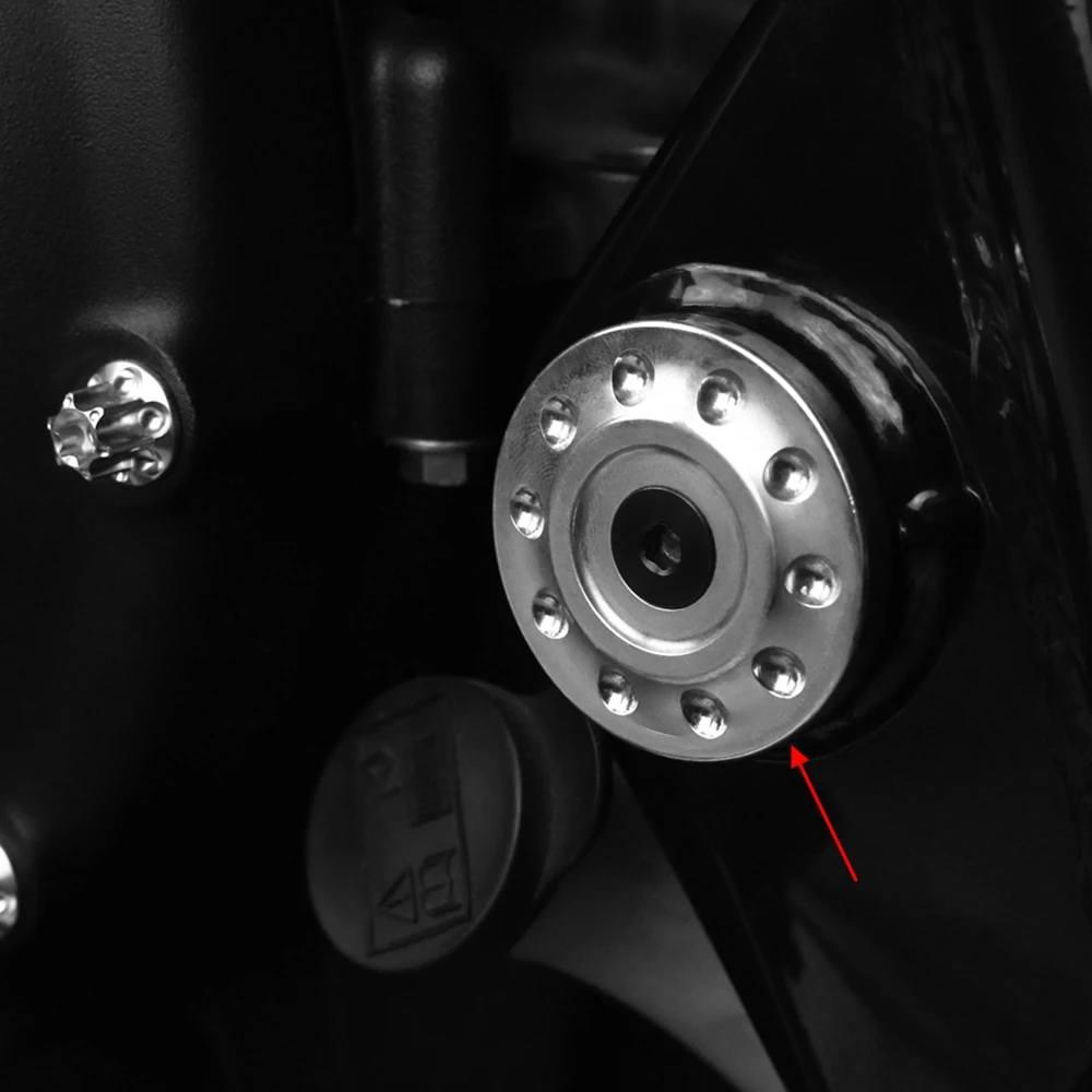 For Triumph BONNEVILLE BOBBER T120V 900 SCRAMBLER 1200 XC XE STREET CUP SCRAMBLER Street Twin 16-2024 Motorcycle Frame Hole Cap