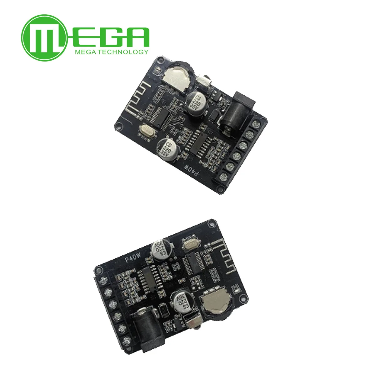 30W/40W Stereo Bluetooth Receiver Power Amplifier Dual-Channel Board 12V 24V High Power Digital Module for DIY XY-P40W