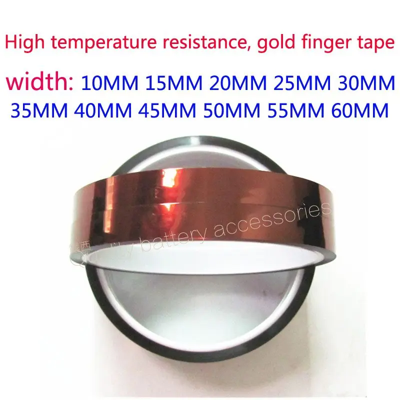 Polyimide Tape High Temperature Resistant Tape Goldfinger Tape Industrial Tape. It's Light Brown