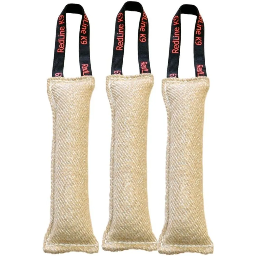 

Redline K9 Набор из 3 игрушек-буксиров из джута 3 x 8 дюймов с 1 ручкой