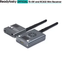 RC832 Mini / TS-5W 4.9G-5.8G 56CH High Sensitivity Receiver With A/V And Power Cable For FPV Multicopter Aircraft