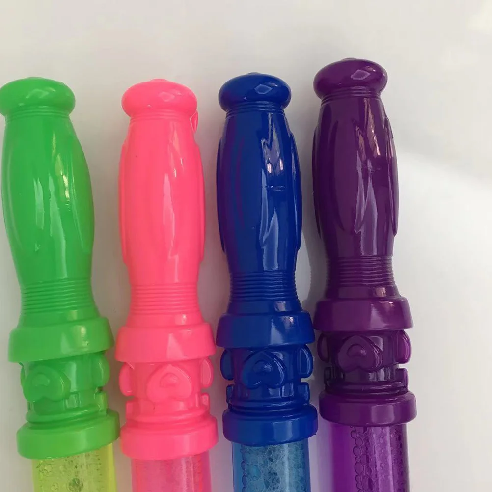 4 stuks milieuvriendelijke bellenstok groot kleurrijk leuk zomerfeest kinderen interactieve bellen set langdurige bellen veilig plastic