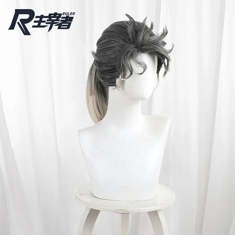 Neue Spiel Identität V Komponist Cosplay Perücke Für Halloween Weihnachten Festival Komponist Frederick Kreiburg Rolle Spielen Perücke Kostenlose Kappe