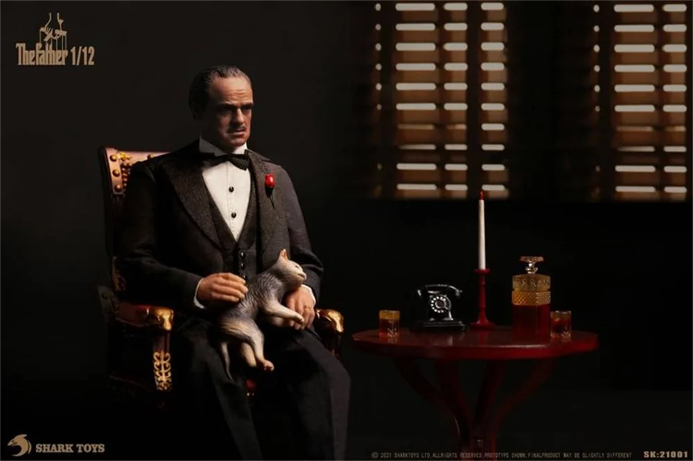 SHARK SPIELZEUG 1/12th Gangster Pate Vito Corleone Kleid Ältere Version Volle Set Action-figuren Für Fans