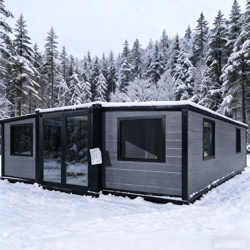 Luxury Modular House Prefabricated House 40ft Expandable Container House Customizable Size Shipping Container Homes for Sale