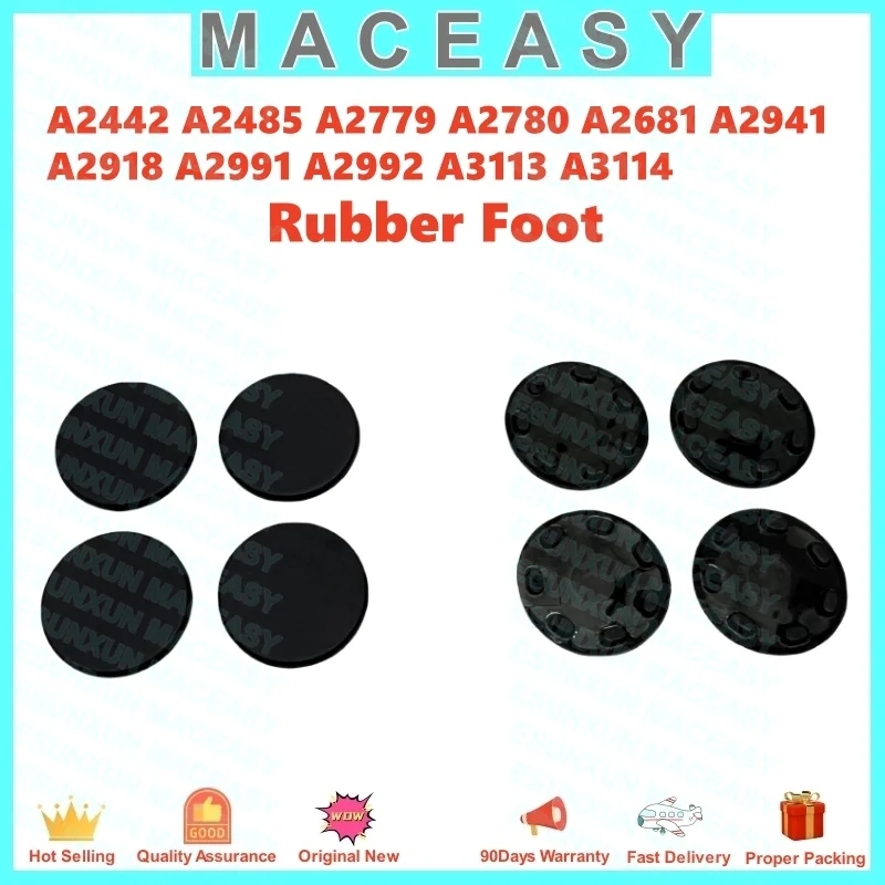 MacBook Air Pro Laptop Bottom Case Rubber Feet 4Pcs for A2442 A2485 A2681 A2941 A1502 A1398 A2338 A2337 A1706 A1707 A1466 A1286 image 5