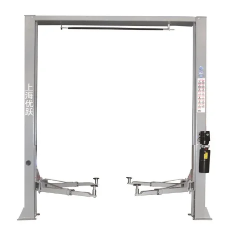 gantry two post hydraulic car lift heavy duty 10000lbs two post floor plate lift 2 poles vehicle elevators