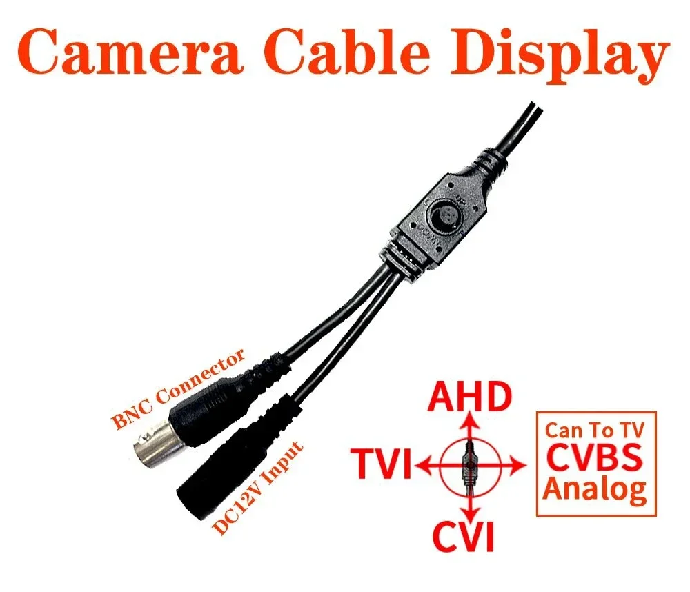 كاميرا CCTV متوافقة مع DVR CVBS/TVI/CVI AHD 4in1 4K Ultra HD 1080P 5MP 4MP أمان خارجي صغير مقاوم للماء مع دعامة #3
