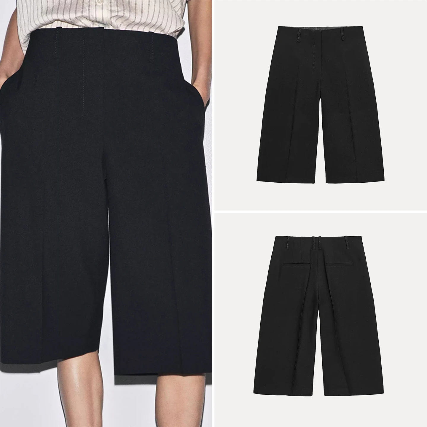 

Новинка осени 2025: Женские повседневные шорты с индивидуальным дизайном, высокой талией, облегающие, в европейском стиле, для женщин.