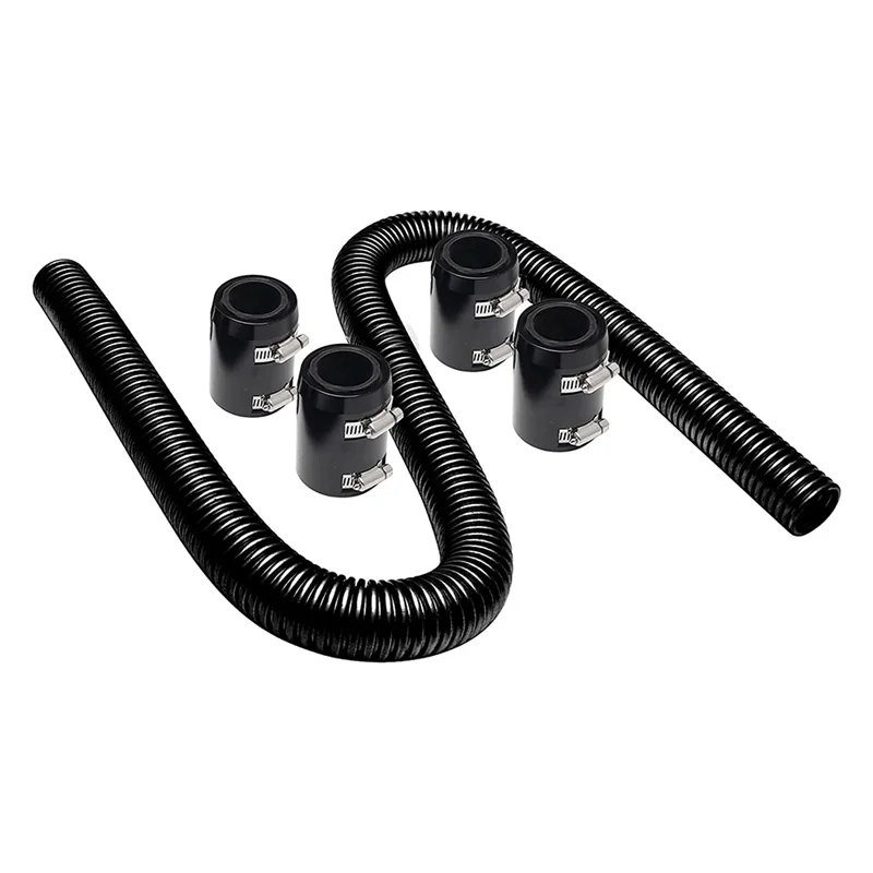 Top!-Kühler Schlauch Set Edelstahl Flexible Kühlmittel Schlauch Für Auto Kühler W Kappe Clamp Universal Auto Teile