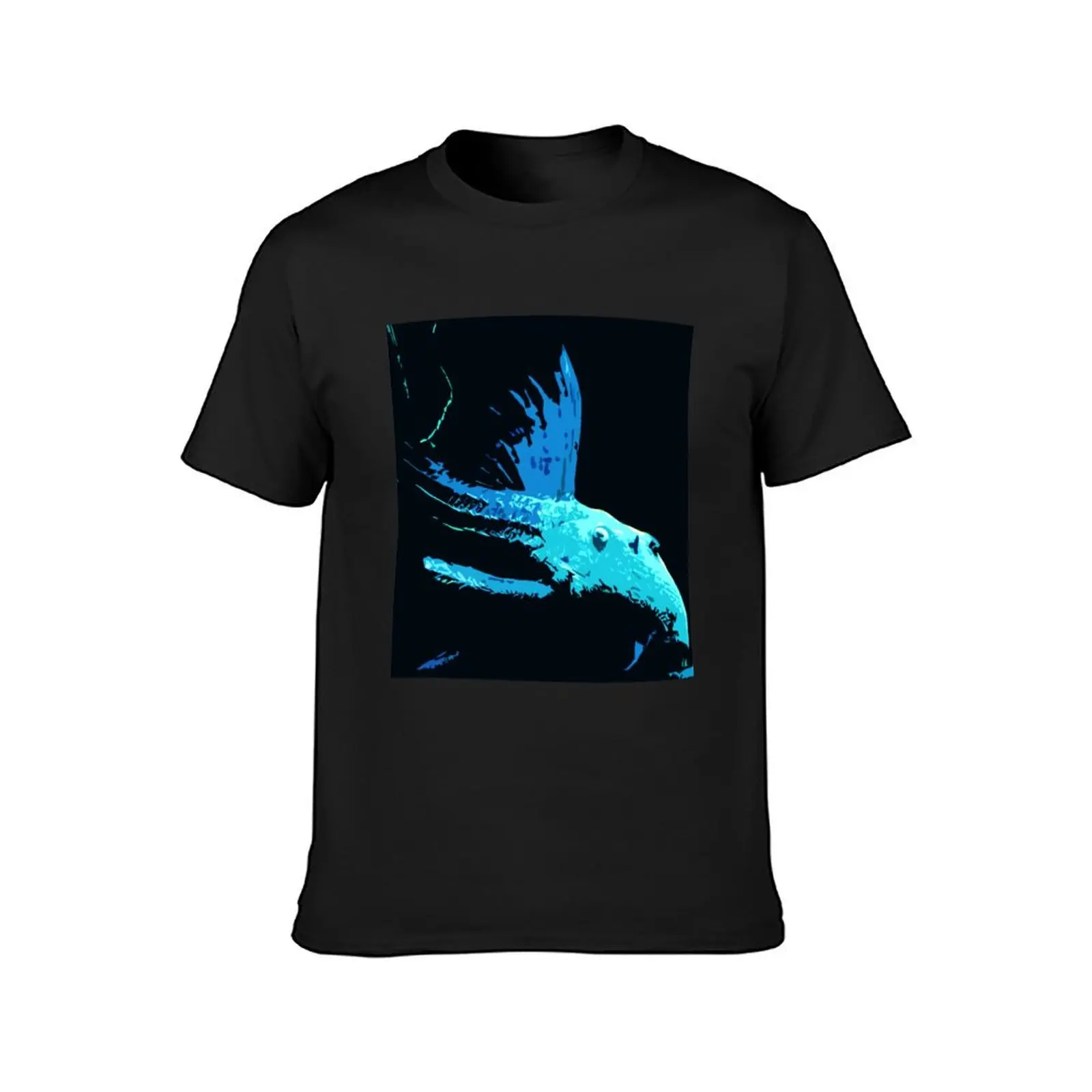 Blue Dragon Pleco T-Shirt summer tops new edition hippie clothes sports fans plain black t shirts men