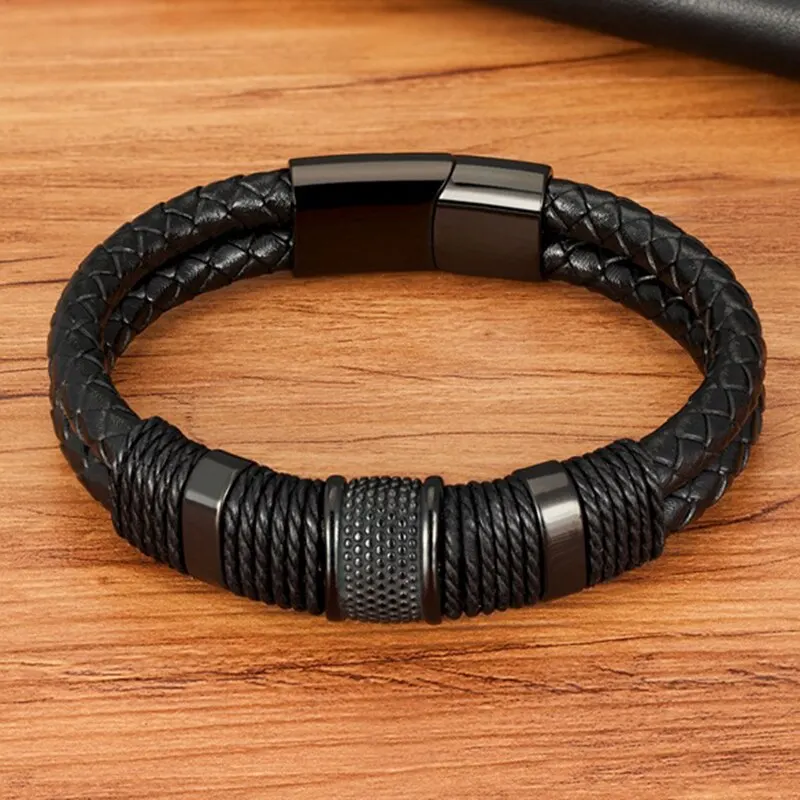 Thumbnail 3 - #19 Trending Leather Wrap Bracelets Right Now