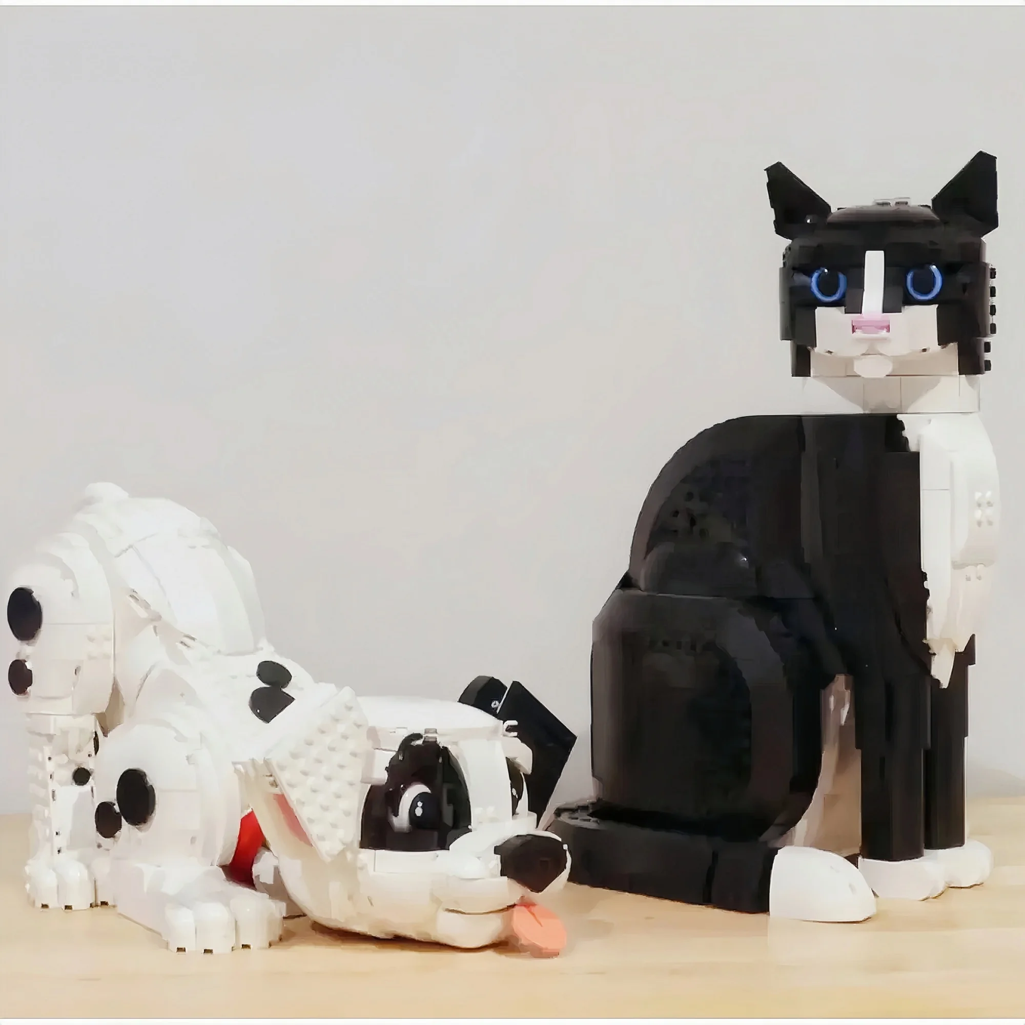 

MOC 43269 Cartoon 101 Dalmatians Puppy 21349 Tuxedo Cat Model Building Block Diy Creative for Kids Christmas Birthday Gifts
