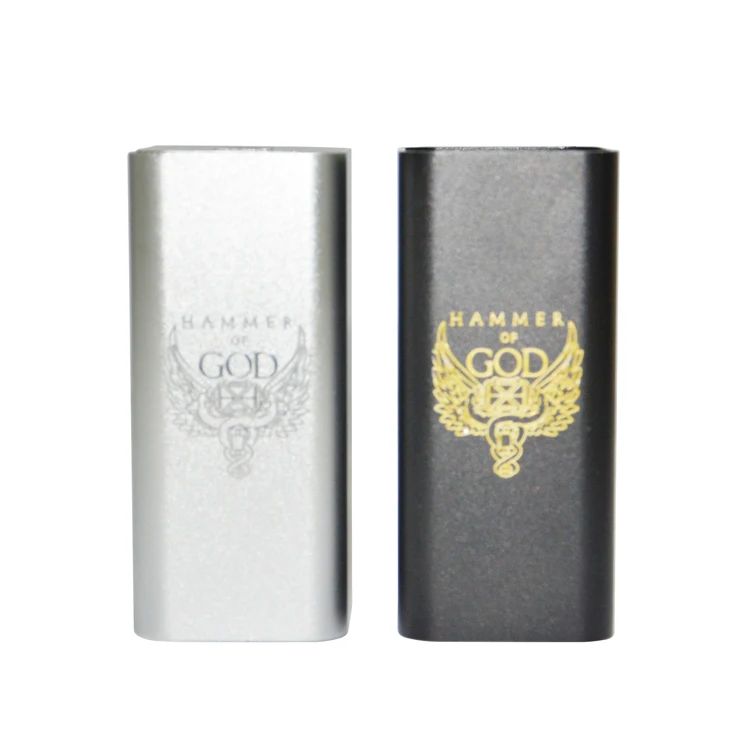 Hamer Van God V3 Doos Mod Mechanische Mod Voor Rda Rba Verstuiver Fit 4 Stuks 18650 Batterij Super Power 0 ~ 160W E Sigaret Vape Doos