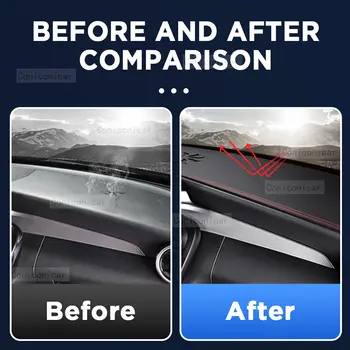 適用於豐田卡羅拉E210 2019-2023的儀錶板保護墊,汽車配件,儀錶板遮陽防紫外線地毯墊 8 最佳銷售 豐田卡羅拉 E210 兩廂車 - №6