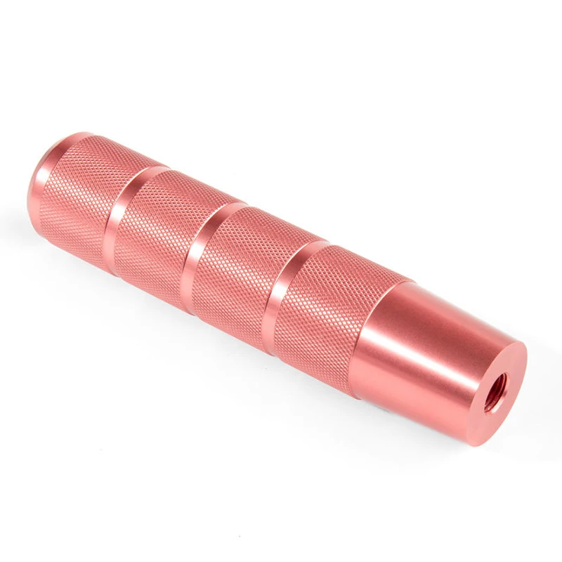 Custom CNC Machining Factory's for Micro Machining Services  Precision Rose Gold Knurled Aluminum Alloy Handle