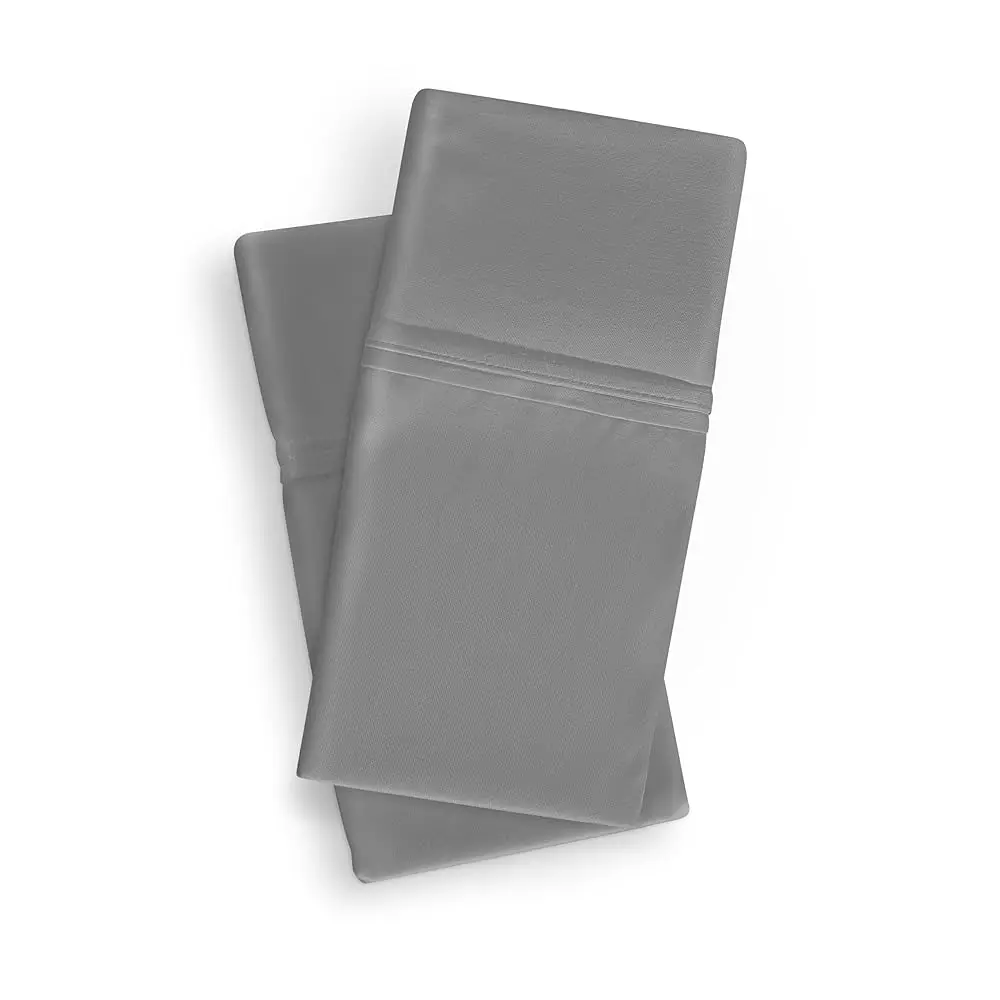 

Dri-Tec Performance Pillowcase – King Set Of 2 – Grey Pillow Cover – Moisture Wicking By Dri-Tec Technology – Breathable And