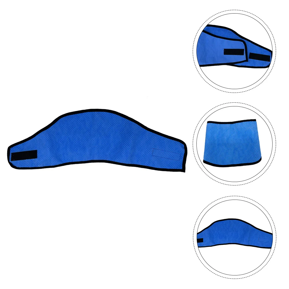 Chłodząca chusta dla psa, obroża chłodząca, francuski bandamka na lato, niebieska bandana dla szczeniaka