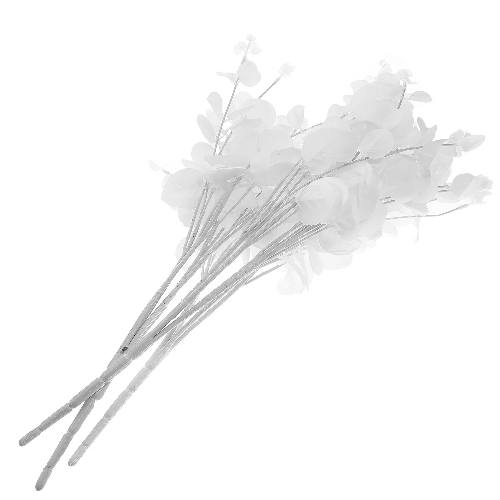 

3pcs Artificial Eucalyptus Leaves Branch Realistic Fake Plant For Home Decor Vase Arrangements Wedding Party Centerpiece